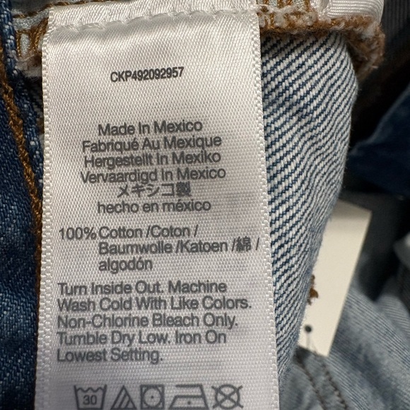 Madewell Light Blue Flare Jeans Low Sluggy Baggy size 27 - Picture 10 of 11